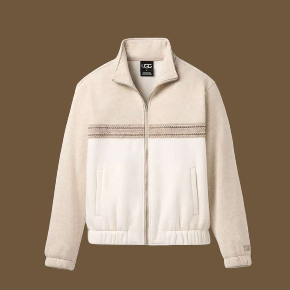 UGG-Tasman Track Jacket-Cream
